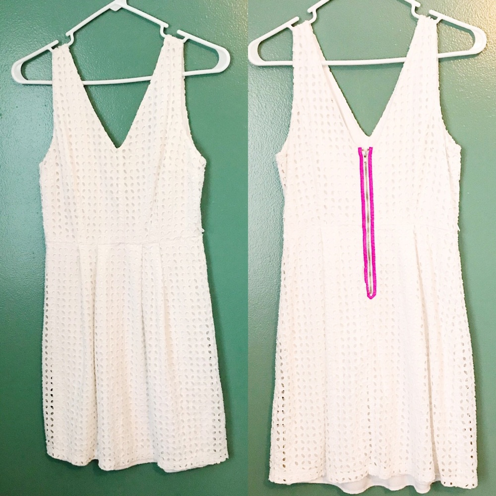 White eyelet dress size 5